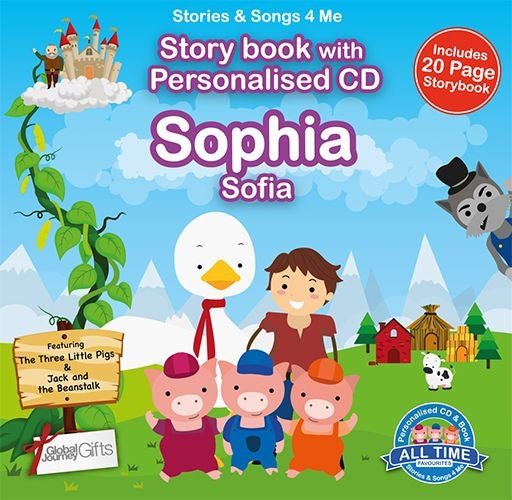 Personalised Songs & Story Book for Sophia