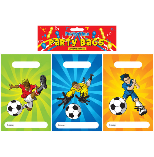 12 Football Themed Party Bags