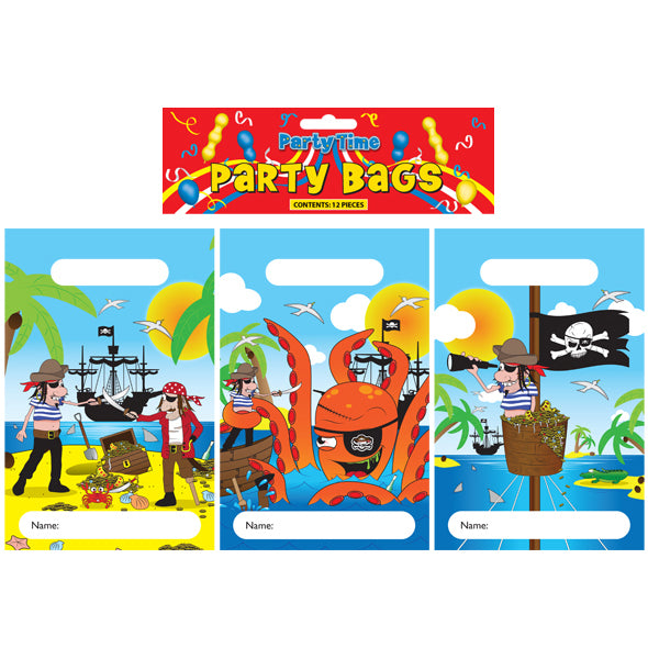 12 Pirate Themed Party Bags